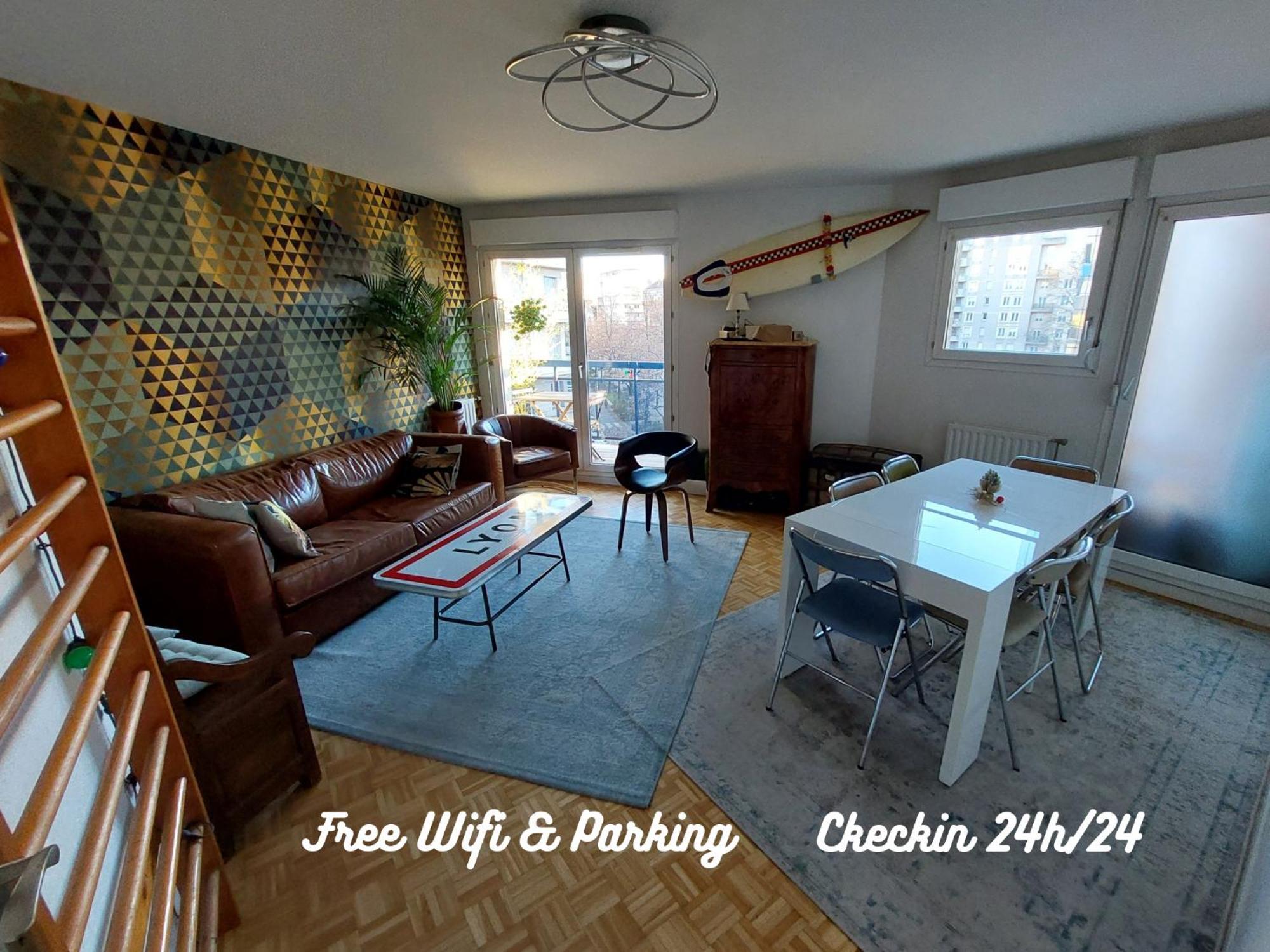 Le Cosy-Chic - T3 Balneo A Villeurbanne / Lyon Экстерьер фото